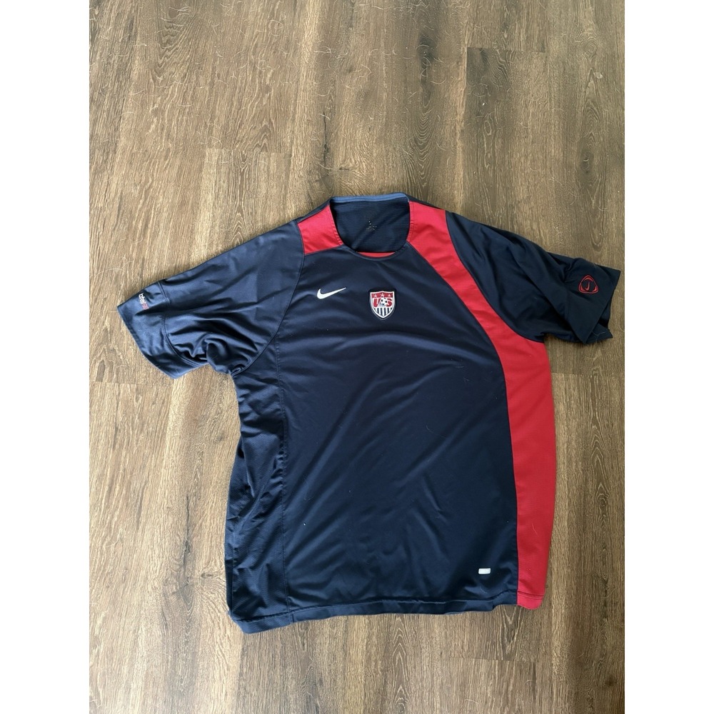 Nike USA Soccer Training Jersey 2004-05 USMNT Navy Blue Total 90 Men's XL